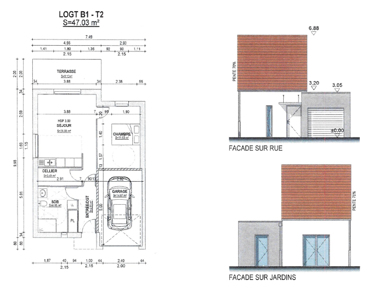 Maison + terrain à Rigny
