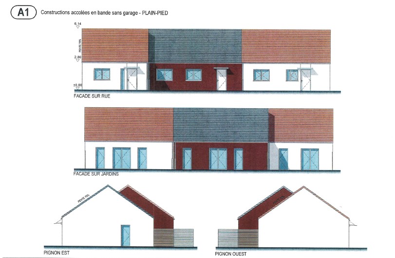 3 PAVILLONS + TERRAINS GY – 70700