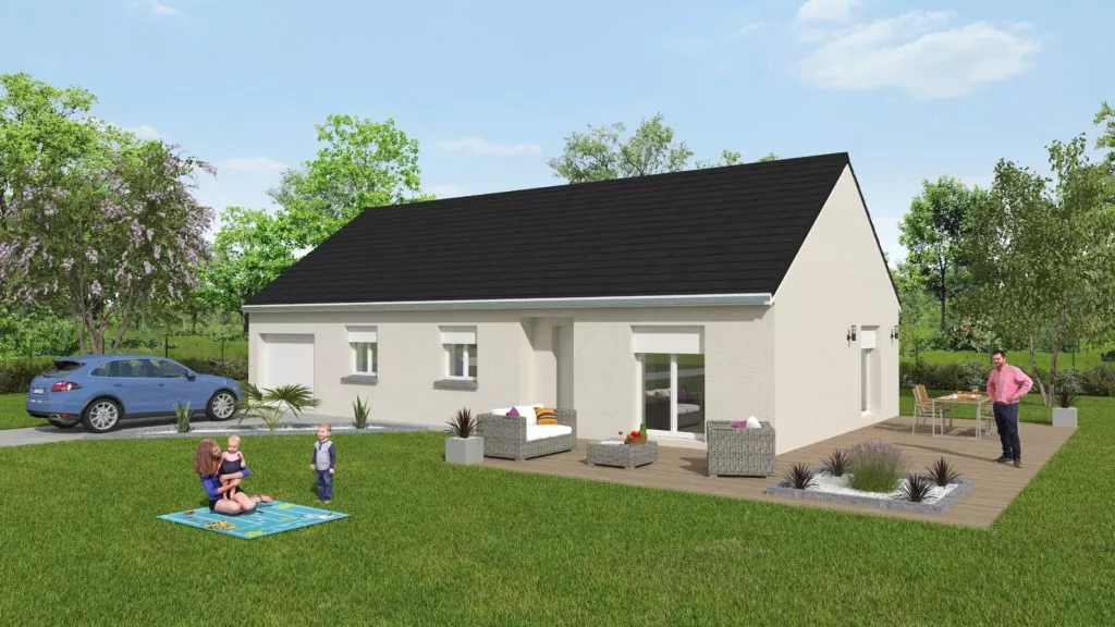 Maison Clématite 89, 89 m², 3 chambres | Bâtir Ensemble