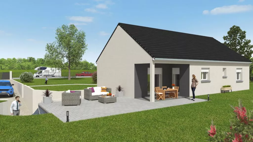 Maison Jasmin, 88 m², 3 chambres | Bâtir Ensemble